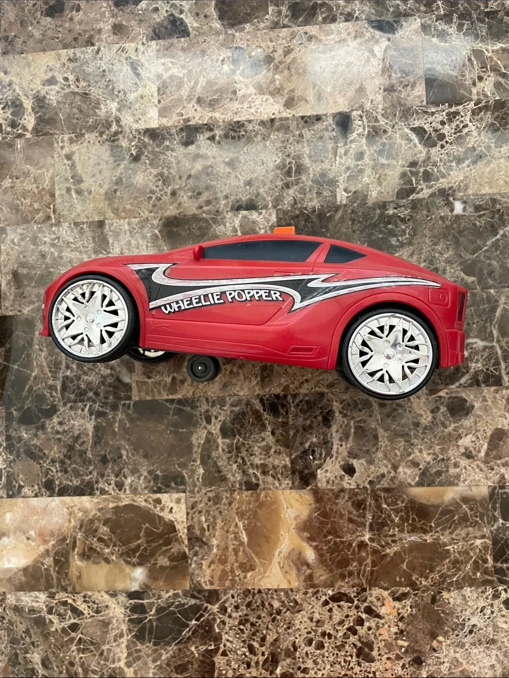 Red Remote Control Sports Car Toy batteries not working works manually